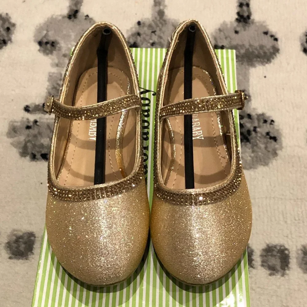 Adorababy Champagne Rhinestone Mary Jane - Picture 2 of 12